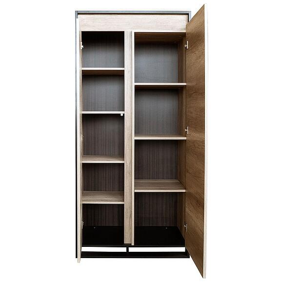 Шкаф «Каньон Лофт» П3.0561.0.19/39, Основной материал: ЛДСП, Цвет: Дуб Каньон+чёрный (4J4A1567-2.jpg) Шкаф «Каньон Лофт» П3.0561.0.19/39, Основной материал: ЛДСП, Цвет: Дуб Каньон+чёрный