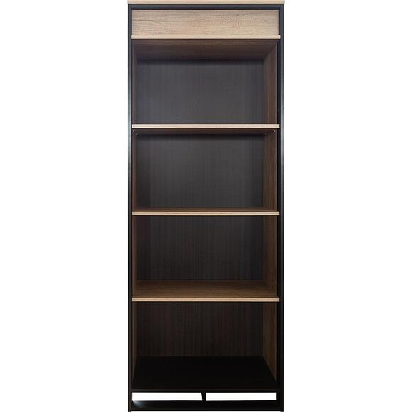 Стеллаж «Каньон Лофт» П3.0561.0.27, Основной материал: ЛДСП, Цвет: Дуб Каньон+чёрный