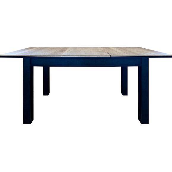 Стол обеденный раздвижной «Каньон Лофт» П3.0561.4.28, Основной материал: ЛДСП, Цвет: Дуб Каньон+чёрный