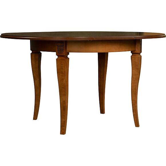 Стол обеденный «Валенсия Классик» П3.0589.4.12, Основной материал: МДФ+шпон, Цвет: Каштан (Stol_Valensiya_12A_P358-09_kashtan.jpg) Стол обеденный «Валенсия Классик» П3.0589.4.12, Основной материал: МДФ+шпон, Цвет: Каштан