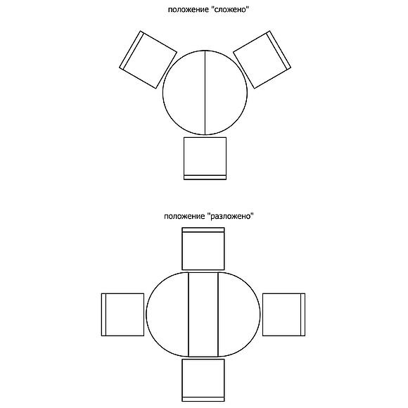Стол обеденный «Валенсия Классик» П3.0589.4.12, Основной материал: МДФ+шпон, Цвет: Каштан (stol_valensiya_12a_p358_09_shema_raskladki.jpg) Стол обеденный «Валенсия Классик» П3.0589.4.12, Основной материал: МДФ+шпон, Цвет: Каштан