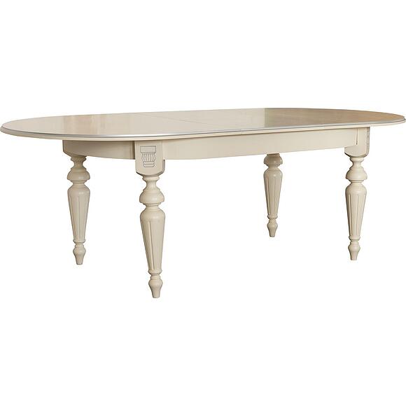 Стол обеденный «Валенсия Классик» П3.0589.4.18, Основной материал: МДФ+шпон, Цвет: Античная темпера с серебром