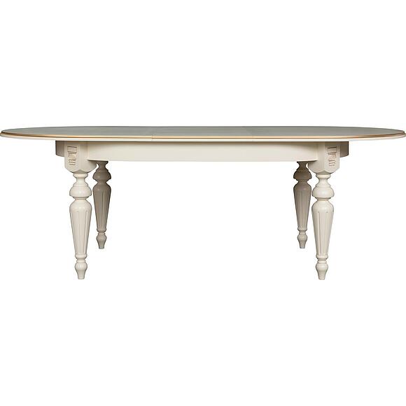 Стол обеденный «Валенсия Классик» П3.0589.4.18, Основной материал: МДФ+шпон, Цвет: Античная темпера с золочением