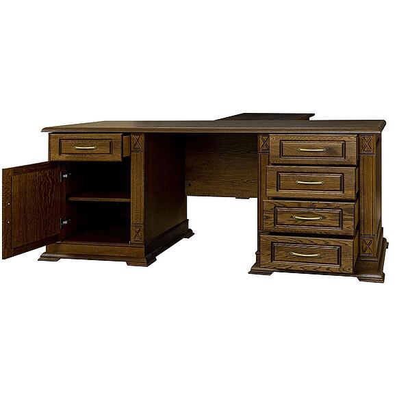 Стол письменный «Верди Классик» П3.0487.2.08, Основной материал: массив дуба, Цвет: Черешня