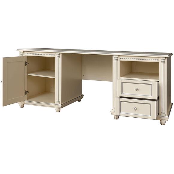 Стол письменный «Валенсия Классик» П3.0589.2.02, Основной материал: массив березы, Цвет: Античная темпера с серебром (8C3A7629.jpg) Стол письменный «Валенсия Классик» П3.0589.2.02, Основной материал: массив березы, Цвет: Античная темпера с серебром