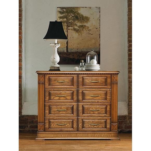 Тумба «Верди Классик» П3.0487.1.02, Основной материал: массив дуба, Цвет: Дуб рустикаль с патинированием