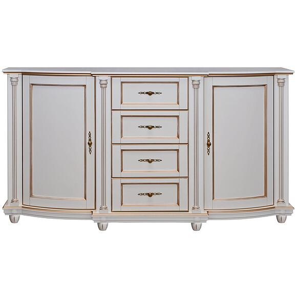 Тумба 3д «Валенсия Классик» П3.0589.0.05, Основной материал: массив березы, Цвет: Античная темпера с золочением (tumba_valensiya_3-4_p244_20_antich_tempera_zoloto_2-1.jpg) Тумба 3д «Валенсия Классик» П3.0589.0.05, Основной материал: массив березы, Цвет: Античная темпера с золочением