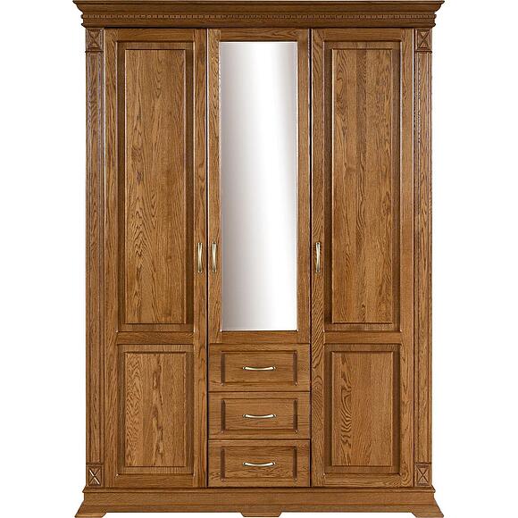 Шкаф для одежды 3д «Верди Классик» П3.0487.1.25, Основной материал: массив дуба, Цвет: Дуб рустикаль (4J4A5728-kopiya.jpg) Шкаф для одежды 3д «Верди Классик» П3.0487.1.25, Основной материал: массив дуба, Цвет: Дуб рустикаль