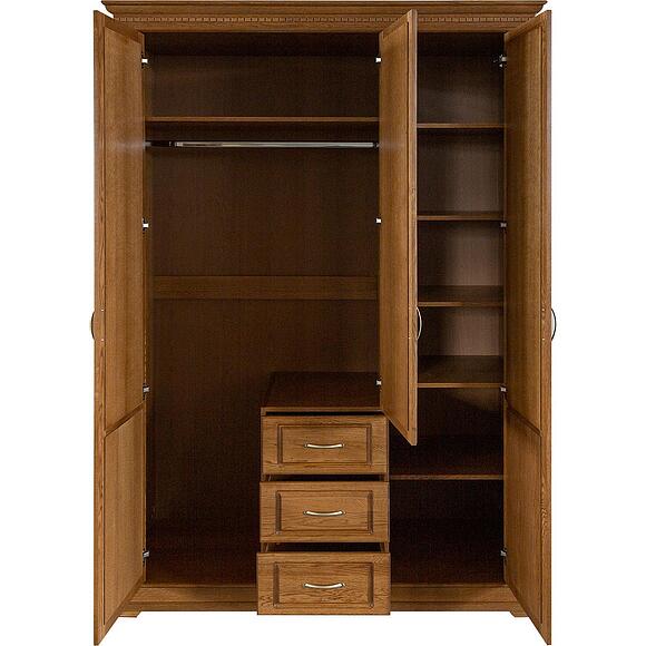 Шкаф для одежды 3д «Верди Классик» П3.0487.1.25, Основной материал: массив дуба, Цвет: Дуб рустикаль (4J4A5730-kopiya.jpg) Шкаф для одежды 3д «Верди Классик» П3.0487.1.25, Основной материал: массив дуба, Цвет: Дуб рустикаль