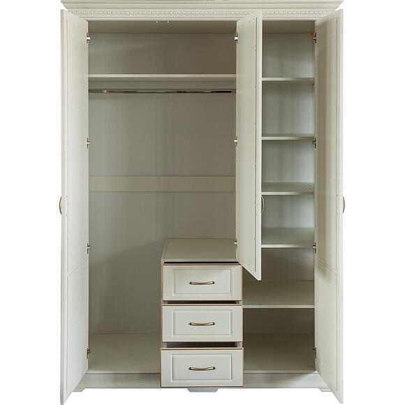 Шкаф для одежды 3д «Верди Классик» П3.0487.1.25, Основной материал: массив дуба, Цвет: Слоновая кость с золочением (Shkaf_Verdi_Luks_P434-10_slon_kost_s_zolocheniem_.jpg) Шкаф для одежды 3д «Верди Классик» П3.0487.1.25, Основной материал: массив дуба, Цвет: Слоновая кость с золочением