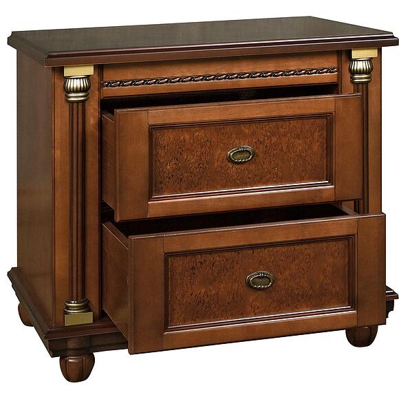 Тумба прикроватная «Валенсия Классик» П3.0589.1.12, Цвет: Каштан (4J4A0210.jpg) Тумба прикроватная «Валенсия Классик» П3.0589.1.12, Цвет: Каштан