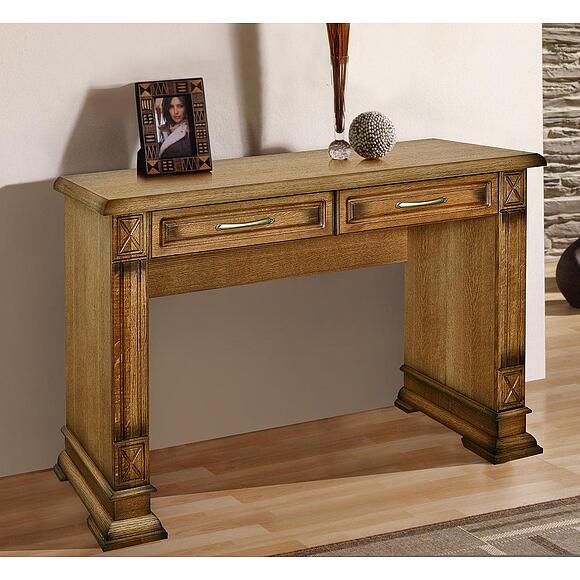 Стол туалетный «Верди Классик» П3.0487.1.36, Основной материал: массив дуба, Цвет: Дуб рустикаль с патинированием