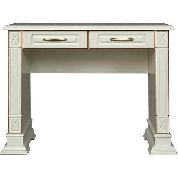 Стол туалетный «Верди Классик» П3.0487.1.36, Основной материал: массив дуба, Цвет: Слоновая кость с золочением