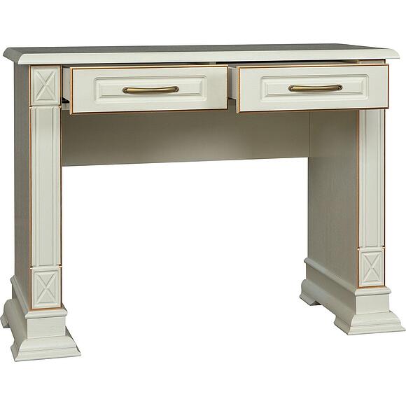 Стол туалетный «Верди Классик» П3.0487.1.36, Основной материал: массив дуба, Цвет: Слоновая кость с золочением