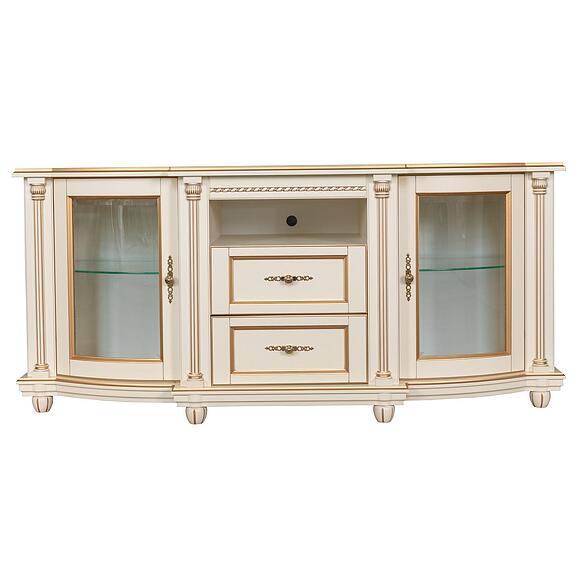 Тумба ТВ «Валенсия Классик» П3.0589.0.11, Цвет: Античная темпера с золочением