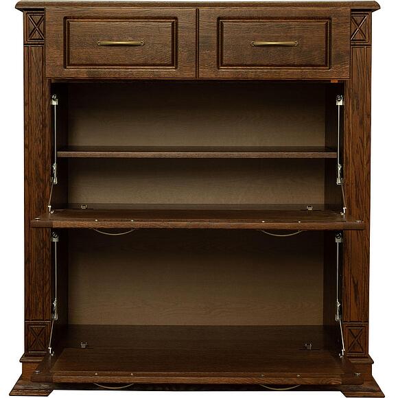 Тумба для обуви «Верди Классик» П3.0487.3.21, Основной материал: массив дуба, Цвет: Черешня