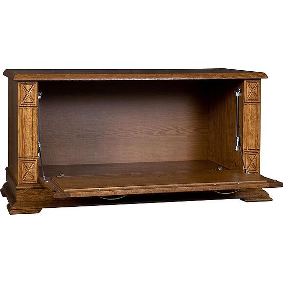 Тумба для обуви «Верди Классик» П3.0487.3.22, Основной материал: массив дуба, Цвет: Дуб рустикаль