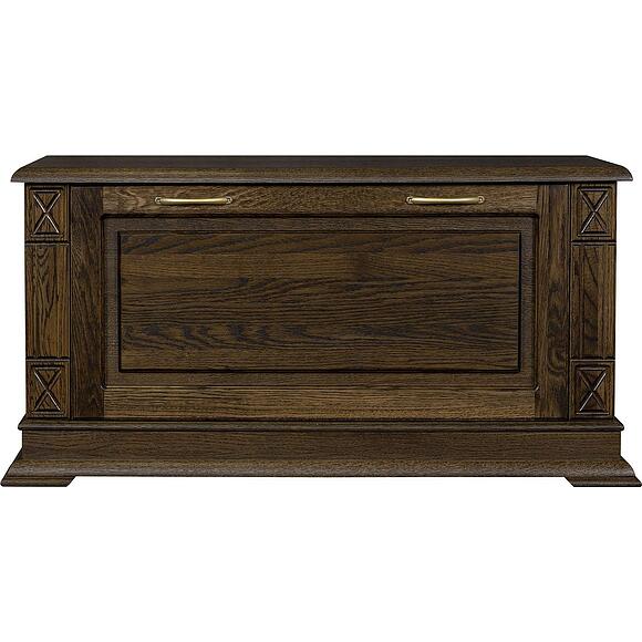 Тумба для обуви «Верди Классик» П3.0487.3.22, Основной материал: массив дуба, Цвет: Венге