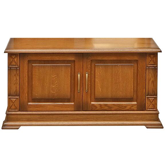 Тумба для обуви «Верди Классик» П3.0487.3.25, Основной материал: массив дуба, Цвет: Дуб рустикаль с патинированием