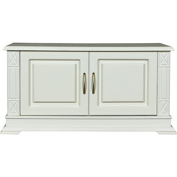 Тумба для обуви «Верди Классик» П3.0487.3.25, Основной материал: массив дуба, Цвет: Слоновая кость