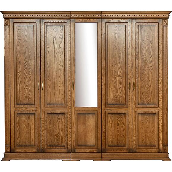 Шкаф для одежды 5д «Верди Классик» П3.0487.1.27, Основной материал: массив дуба, Цвет: Дуб рустикаль с патинированием (8C3A0056-kopiya.jpg) Шкаф для одежды 5д «Верди Классик» П3.0487.1.27, Основной материал: массив дуба, Цвет: Дуб рустикаль с патинированием