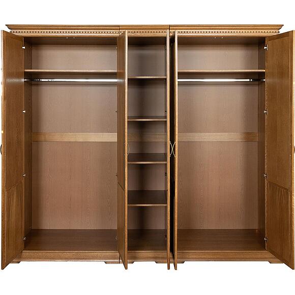 Шкаф для одежды 5д «Верди Классик» П3.0487.1.27, Основной материал: массив дуба, Цвет: Дуб рустикаль с патинированием (8C3A0057.jpg) Шкаф для одежды 5д «Верди Классик» П3.0487.1.27, Основной материал: массив дуба, Цвет: Дуб рустикаль с патинированием