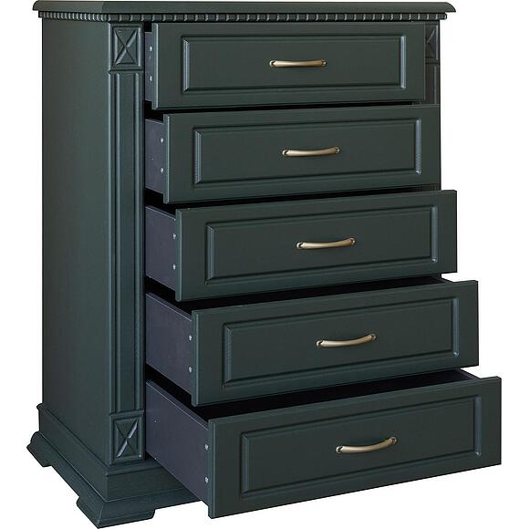 Тумба «Верди Классик» П3.0487.1.37, Основной материал: массив дуба, Цвет: Грин