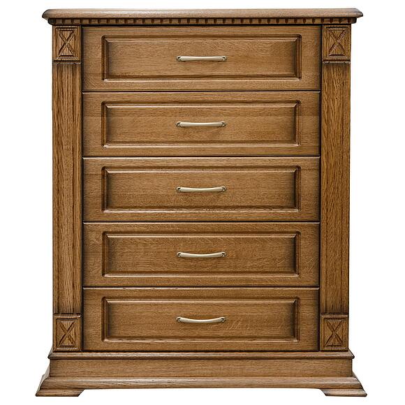 Тумба «Верди Классик» П3.0487.1.37, Основной материал: массив дуба, Цвет: Дуб рустикаль с патинированием