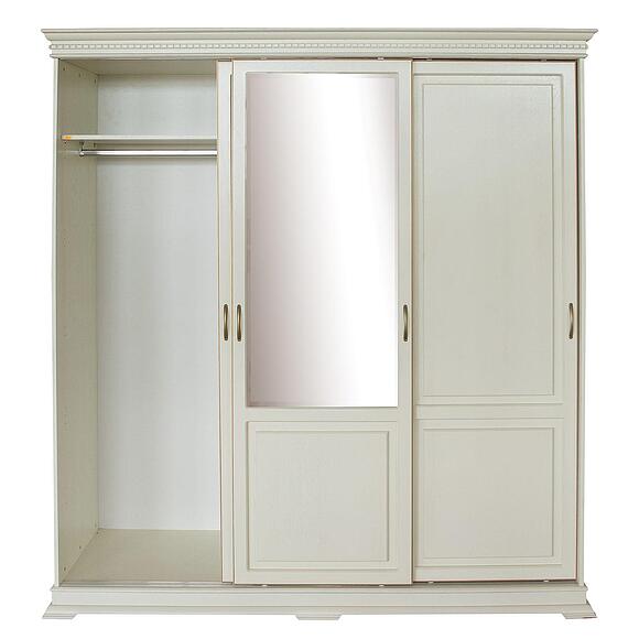 Шкаф-купе 3д «Верди Классик» П3.0487.1.38, Основной материал: массив дуба, Цвет: Слоновая кость с золочением (8C3A9132-1.jpg) Шкаф-купе 3д «Верди Классик» П3.0487.1.38, Основной материал: массив дуба, Цвет: Слоновая кость с золочением