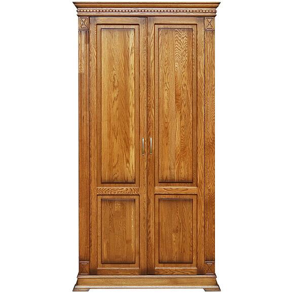 Шкаф для одежды «Верди Классик» П3.0487.3.10, Основной материал: массив дуба, Цвет: Дуб рустикаль с патинированием (shkaf_dlya_odejdy_verdi_p410_10_dub_rustikal_patinir_2.jpg) Шкаф для одежды «Верди Классик» П3.0487.3.10, Основной материал: массив дуба, Цвет: Дуб рустикаль с патинированием