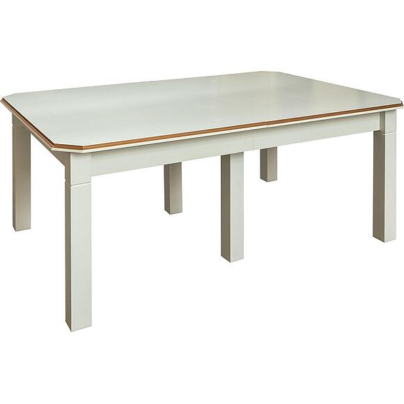 Стол обеденный «Верди Классик» П3.0487.4.28, Основной материал: массив дуба, Цвет: Слоновая кость с золочением