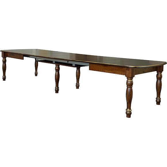 Стол обеденный «Верди Классик» П3.0487.4.38, Цвет: Черешня с золочением