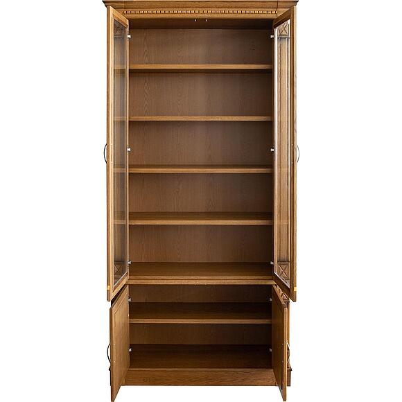 Набор мебели для библиотеки «Верди Классик» П3.0487.2.03, Основной материал: массив дуба, Цвет: Дуб рустикаль с патинированием