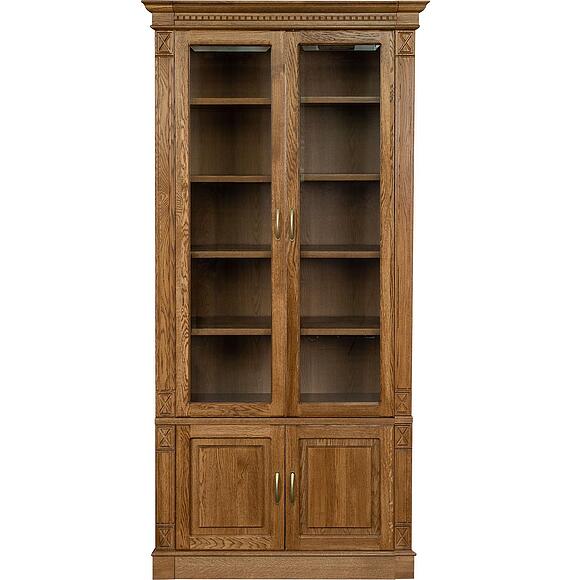 Набор мебели для библиотеки «Верди Классик» П3.0487.2.03, Основной материал: массив дуба, Цвет: Дуб рустикаль