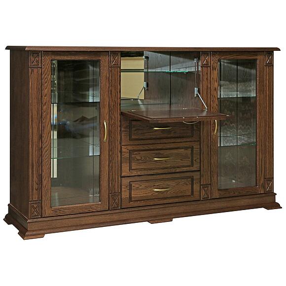 Тумба «Верди Классик» П1.0487.0.12, Основной материал: массив дуба, Цвет: Табак