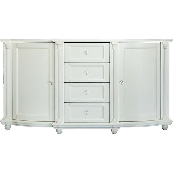 Тумба 3д «Валенсия Д Классик» П3.0591.0.05, Основной материал: массив дуба, Цвет: Слоновая кость