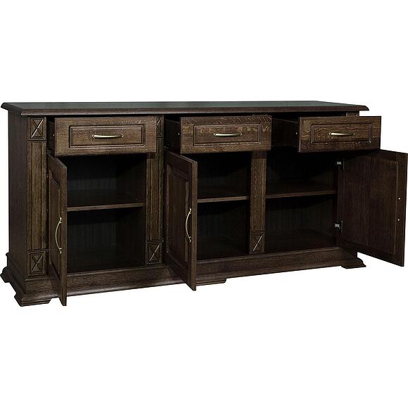 Тумба «Верди Классик» П1.0487.0.03, Основной материал: массив дуба, Цвет: Табак