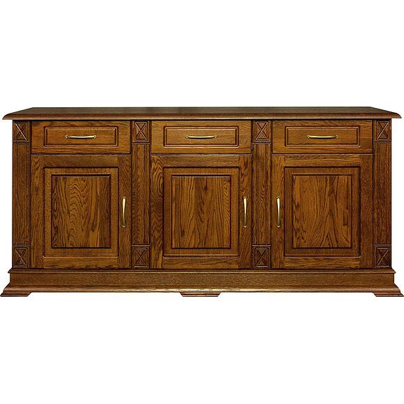 Тумба «Верди Классик» П1.0487.0.03, Основной материал: массив дуба, Цвет: Черешня