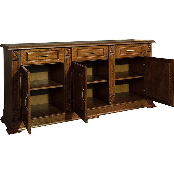 Тумба «Верди Классик» П1.0487.0.03, Основной материал: массив дуба, Цвет: Черешня