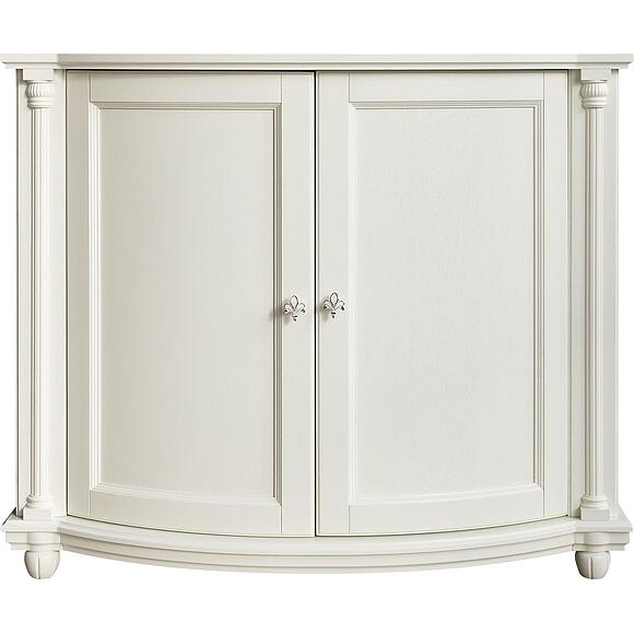 Тумба 2д «Валенсия Д Классик» П3.0591.0.07, Основной материал: массив дуба, Цвет: Слоновая кость