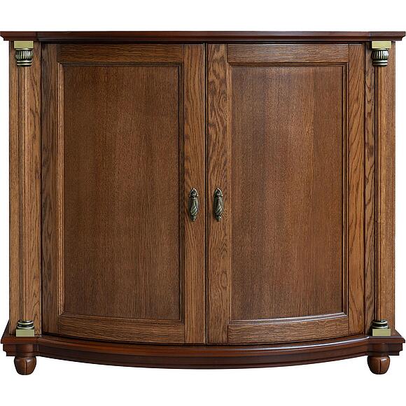 Тумба 2д «Валенсия Д Классик» П3.0591.0.07, Основной материал: массив дуба, Цвет: Античная бронза