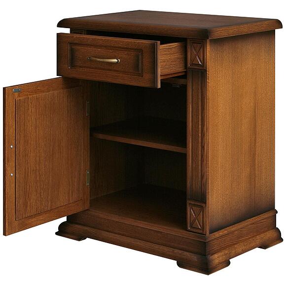 Тумба «Верди Классик» П1.0487.0.32-01, Основной материал: массив дуба, Цвет: Дуб рустикаль с патинированием