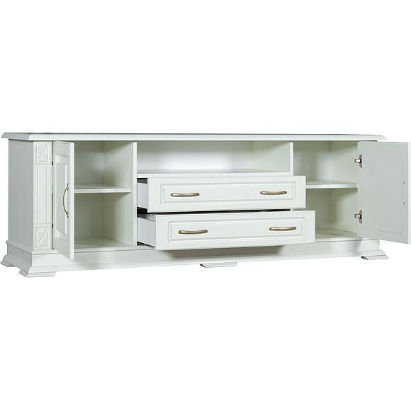 Тумба ТВ «Верди Классик» П1.0487.0.47, Основной материал: массив дуба, Цвет: Слоновая кость