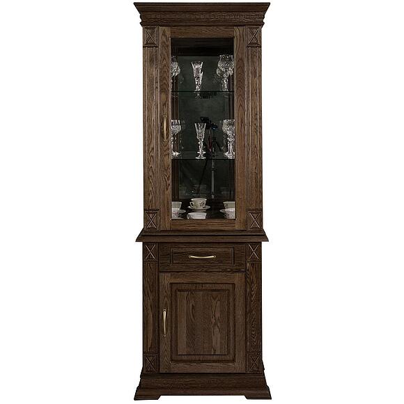 Шкаф комбинированный «Верди Классик» П1.0487.0.34, Основной материал: массив дуба, Цвет: Табак (Shkaf-kombinirovanyy-Verdi-Lux-1z-P487-34z_tabak1.jpg) Шкаф комбинированный «Верди Классик» П1.0487.0.34, Основной материал: массив дуба, Цвет: Табак