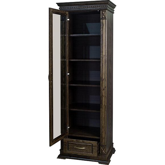 Шкаф «Верди Классик» П1.0487.0.26-01, Основной материал: массив дуба, Цвет: Венге (Shkaf-Verdi-1-1-P487-26-venge2-1.jpg) Шкаф «Верди Классик» П1.0487.0.26-01, Основной материал: массив дуба, Цвет: Венге