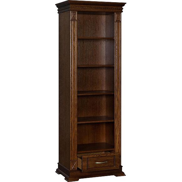 Стеллаж «Верди Классик» П1.0487.0.17, Основной материал: массив дуба, Цвет: Черешня