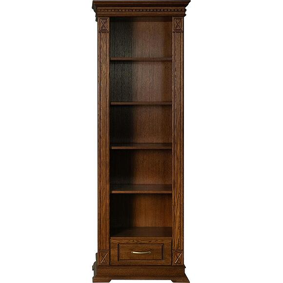 Стеллаж «Верди Классик» П1.0487.0.17, Основной материал: массив дуба, Цвет: Черешня