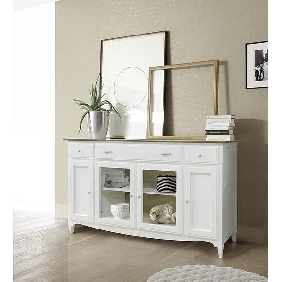 Комод «Кармен Прованс» П3.0581.0.11, Основной материал: массив дуба, Цвет: Молоко+Дуб Сахара (Karmen_P3-581-0-11_dub_sahara_moloko.jpg) Комод «Кармен Прованс» П3.0581.0.11, Основной материал: массив дуба, Цвет: Молоко+Дуб Сахара