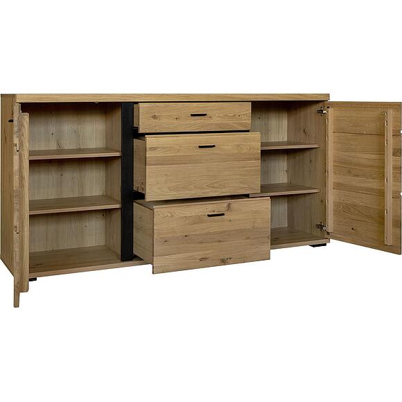 Комод «Сонос Сити» П8.0572.0.20, Основной материал: массив дуба, Цвет: Дуб натуральный (Komod_Sonos_P572-20_dyb_natyralnii-chern.jpg) Комод «Сонос Сити» П8.0572.0.20, Основной материал: массив дуба, Цвет: Дуб натуральный