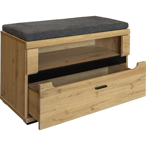 Тумба «Сонос Сити» П3.0572.3.60, Основной материал: массив дуба, Цвет: Дуб натуральный (Tumba-dlya-obuvi-P3-572-3-60_.jpg) Тумба «Сонос Сити» П3.0572.3.60, Основной материал: массив дуба, Цвет: Дуб натуральный